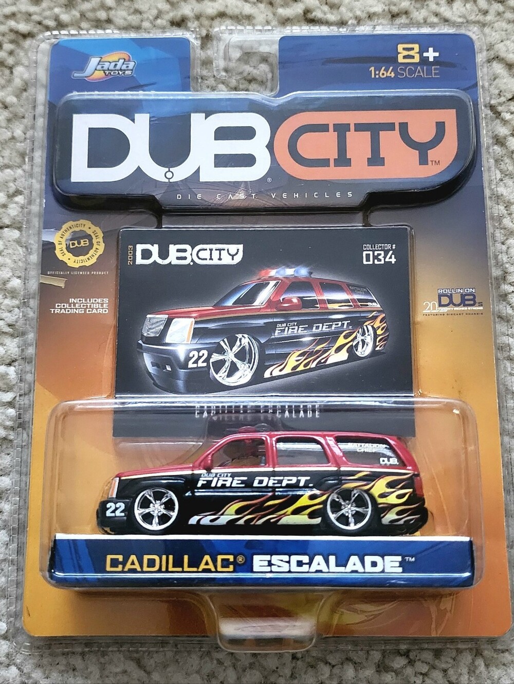 Jada Toys Dub City Cadillac Escalade Fire Dept
